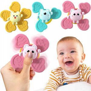 Set 3 jucarii interactive, model "FIDGET SPINNER J001" pentru copii sau bebelusi-0