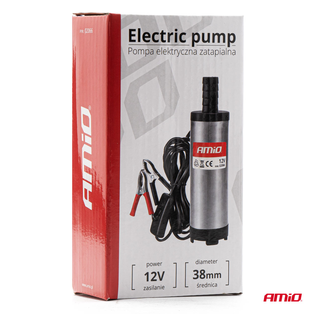 Pompa de motorina sumersibila, alimentare 12V, diametru 38mm-5