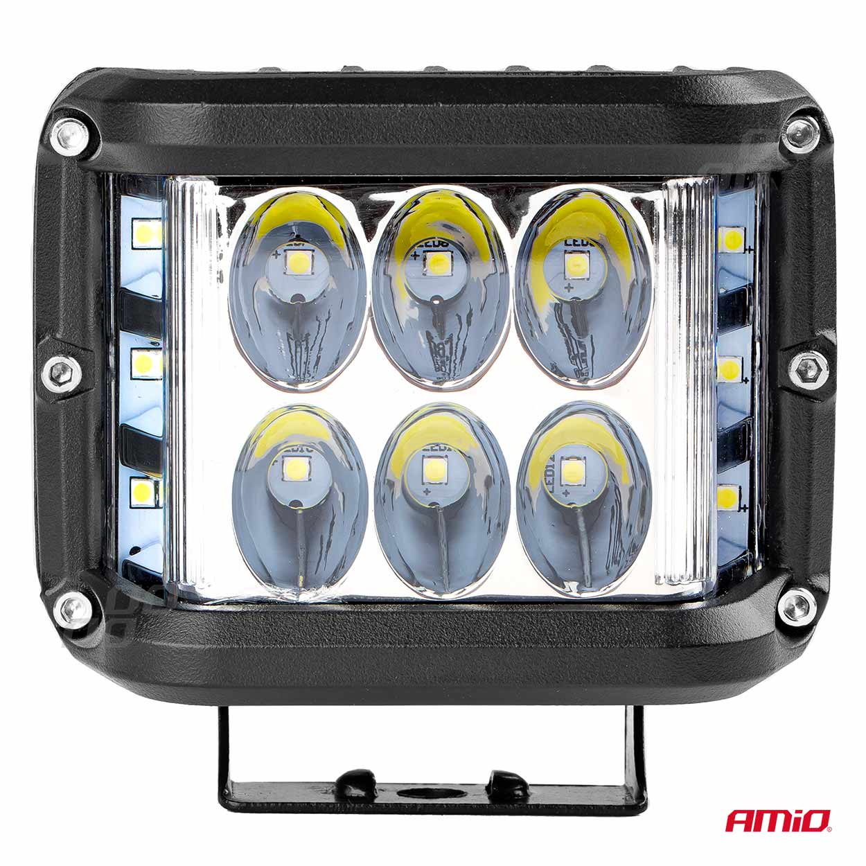Proiector LED pentru Off-Road, ATV, SSV, culoare 6500K, cu doua functii, tensiune 9 - 36V, dimensiune, 110 x 75 mm-1