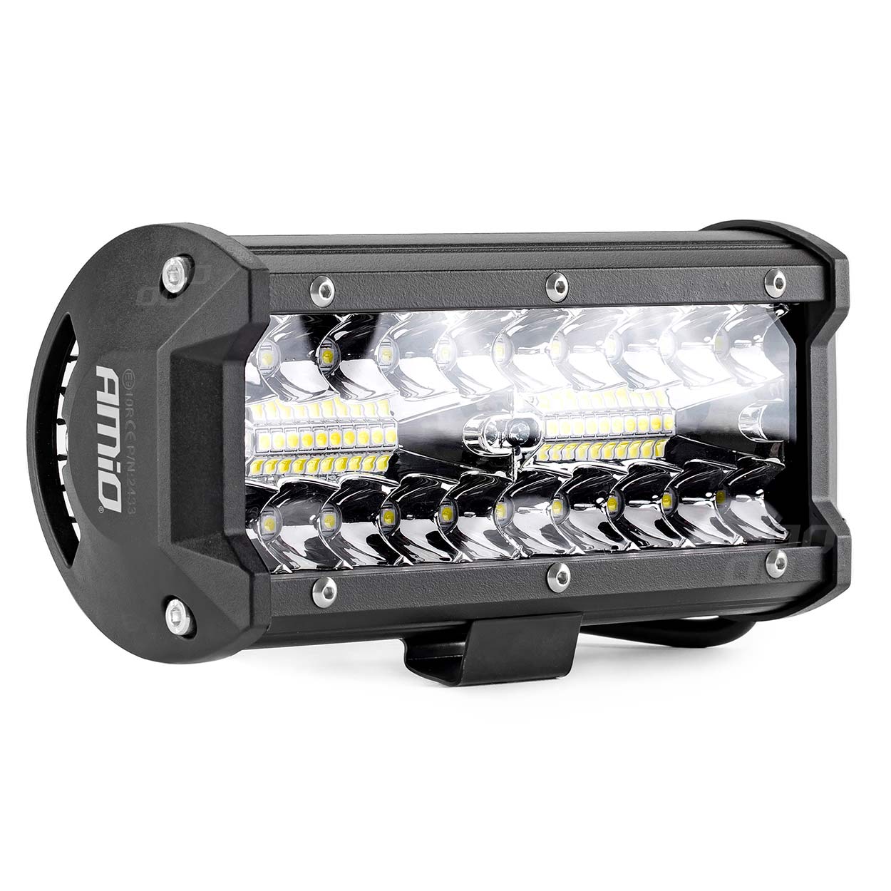 Proiector LED pentru Off-Road, ATV, SSV, cu doua fluxuri de lumina, culoare 6500K, 120W, tensiune 9 - 36V, dimensiuni 170 x 74 x 63 mm-0