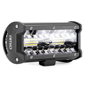 Proiector LED pentru Off-Road, ATV, SSV, cu doua fluxuri de lumina, culoare 6500K, 120W, tensiune 9 - 36V, dimensiuni 170 x 74 x 63 mm-0