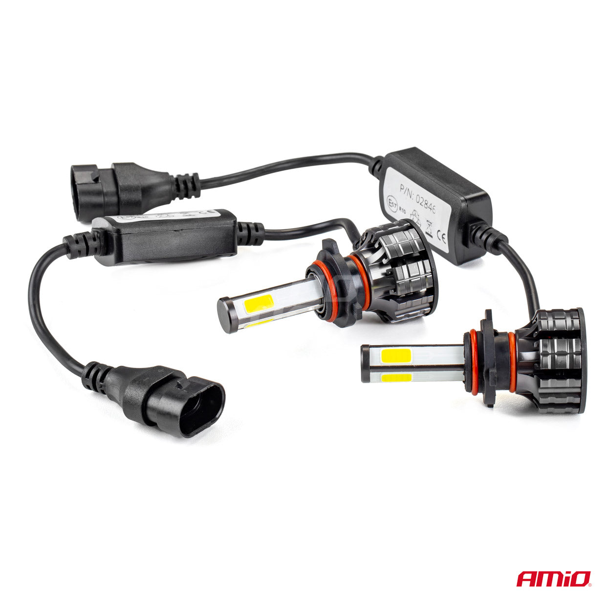 Instalatie LED COB 2Side AMiO, compatibil HB3, destinat competitiilor auto sau off-road-6