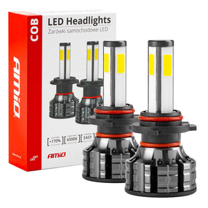 Instalatie LED COB 2Side AMiO, compatibil HB4, destinat competitiilor auto sau off-road-0