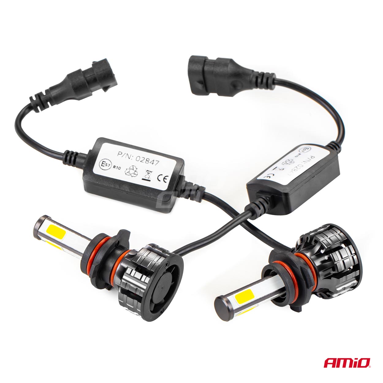Instalatie LED COB 2Side AMiO, compatibil HB4, destinat competitiilor auto sau off-road-7