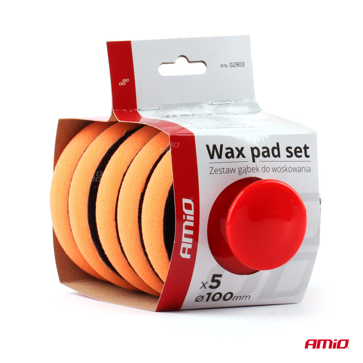 Set bureti pentru curatare, polisare si slefuire, 5 x 100 mm, cu maner-5
