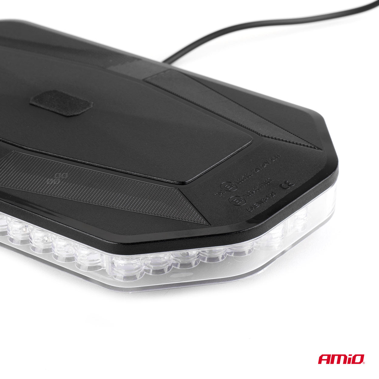 Rampa luminoasa girofar, culoare Orange, alimentare 12/24V, 48 LED-uri, protectie IP56, montaj cu magnet-4