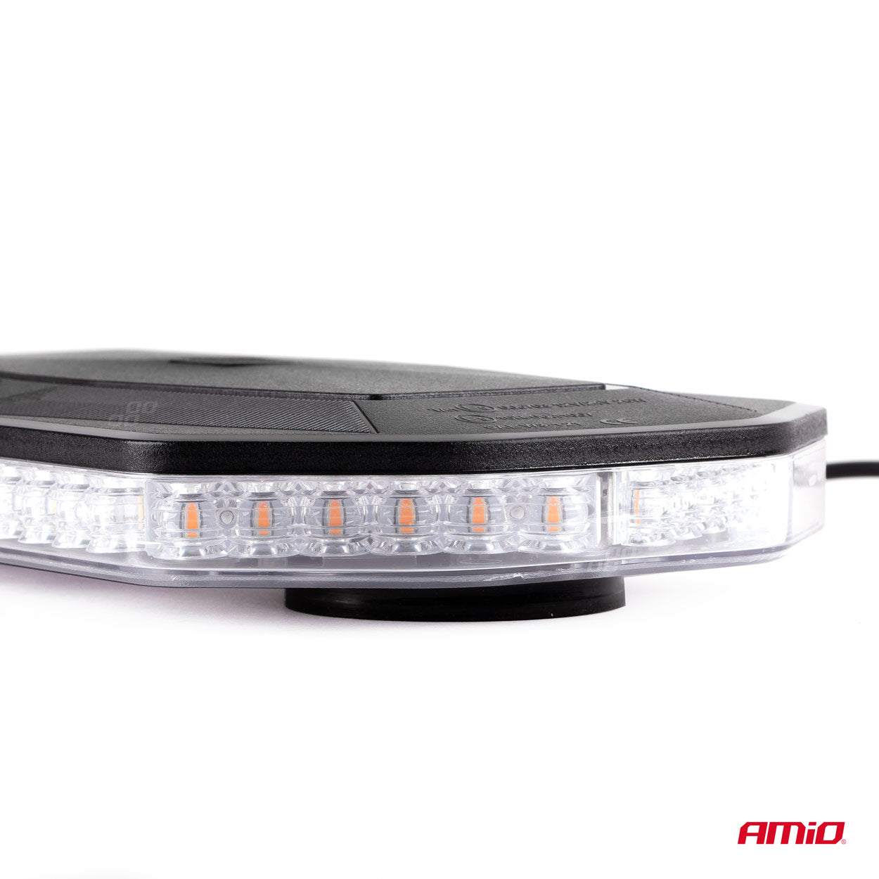Rampa luminoasa girofar, culoare Orange, alimentare 12/24V, 48 LED-uri, protectie IP56, montaj cu magnet-5