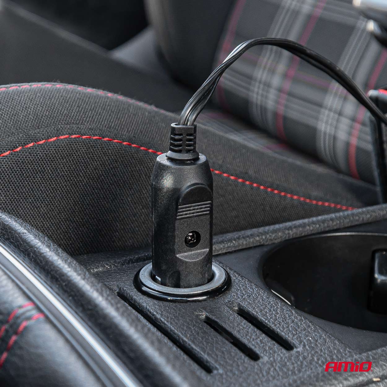 Compresor Auto Digital cu display LCD si lampa LED cu functie de iluminare si pulsare, alimentare 12V, AVX-AM03268-3