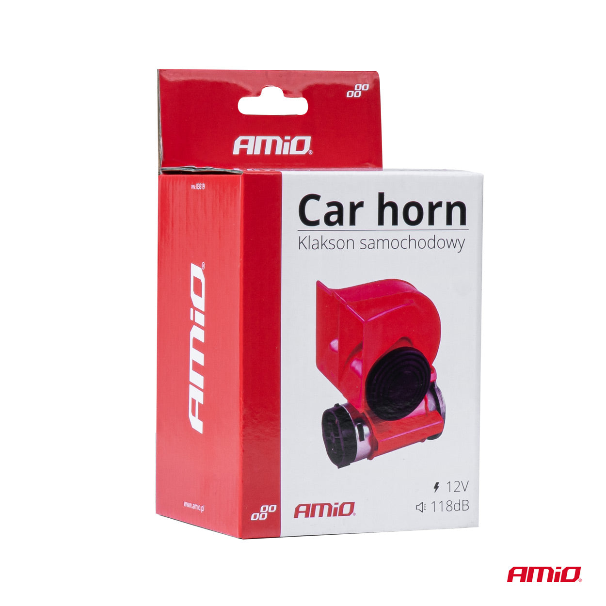 Claxon Bitonal Profesional cu compresor incorporat, model "Extra Loud" pana la 118 dB, tensiune alimentare 12V-6