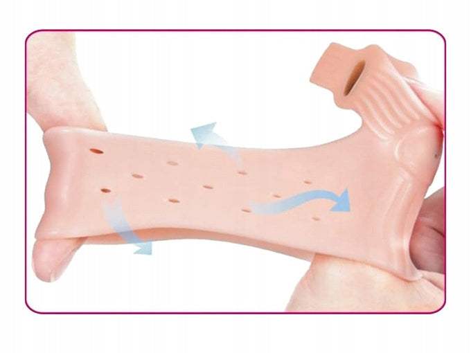 Separator Degete cu Gel și Orteză cu Magnet pentru Hallux Valgus - 2 buc