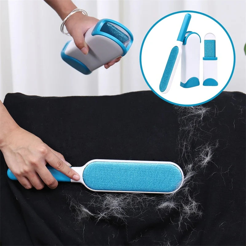 Set Pet Cleaner – Fur Wizard + Perie 3 în 1 cu Aburi pentru Animale de Companie
