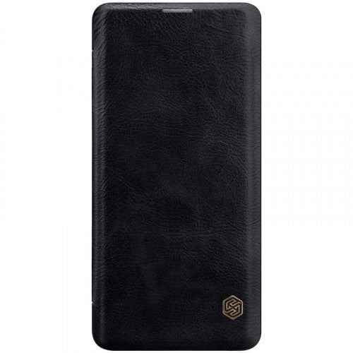 Husa Nillkin Qin Flip Leather pentru Samsung Galaxy S10 Plus, Black