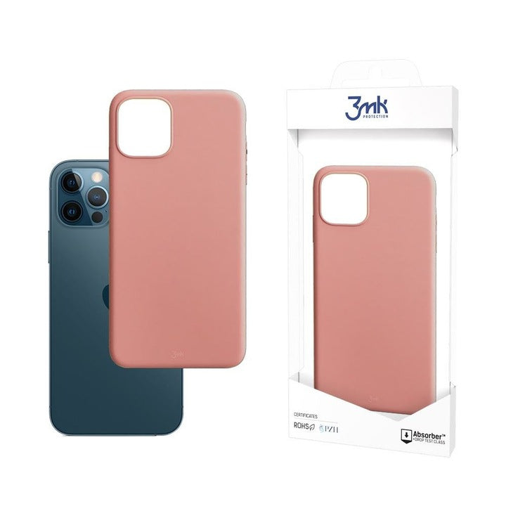 Husa protectie 3mk, pentru iPhone 12/12 Pro, TPU, Roz