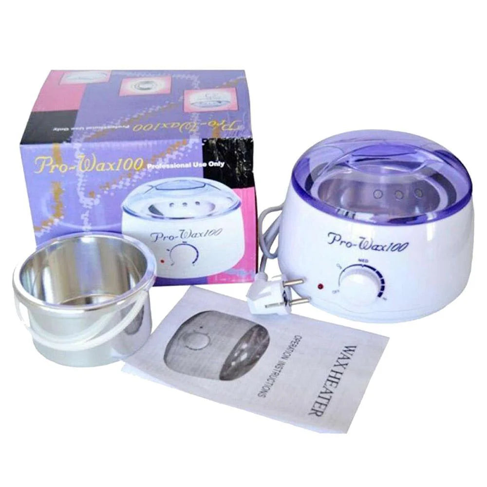 Oferta Specială 4în1: Încălzitor de Ceară, Trusă de Manichiură cu 16 Piese, Perie de Silicon Exfoliantă pentru Duș și Sistem de Duș Spa