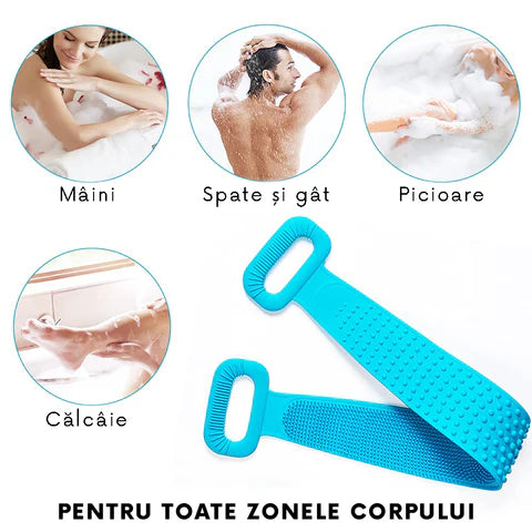 Perie de Spălare și Masaj din Silicon pentru Corp