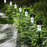 Set 10x Lampa solara gradina, LED , exterior, IP 44, H 30 cm