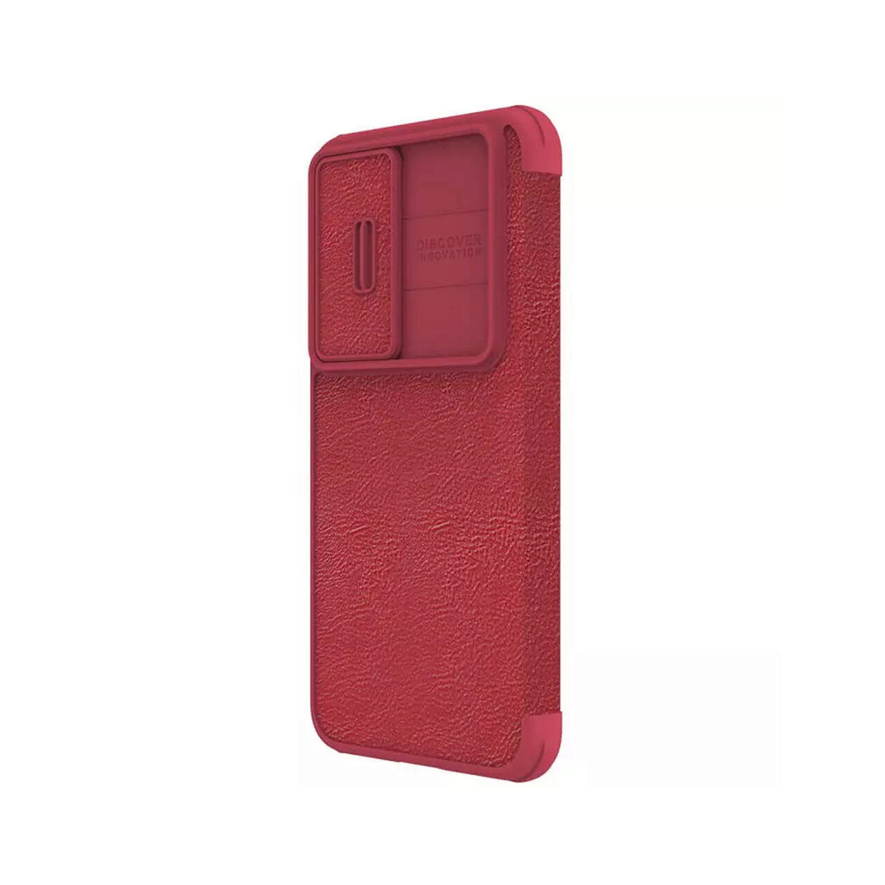 Husa Nillkin QIN Leather PRO pentru Samsung Galaxy S23 Plus, Roșu