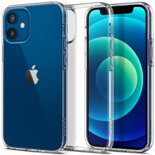 Husa Spigen Liquid Crystal for iPhone 12 Mini 5.4 inch - Crystal Clear