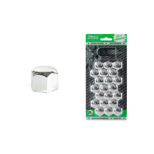 Set capace prezoane 21 mm, culoare Crom-0