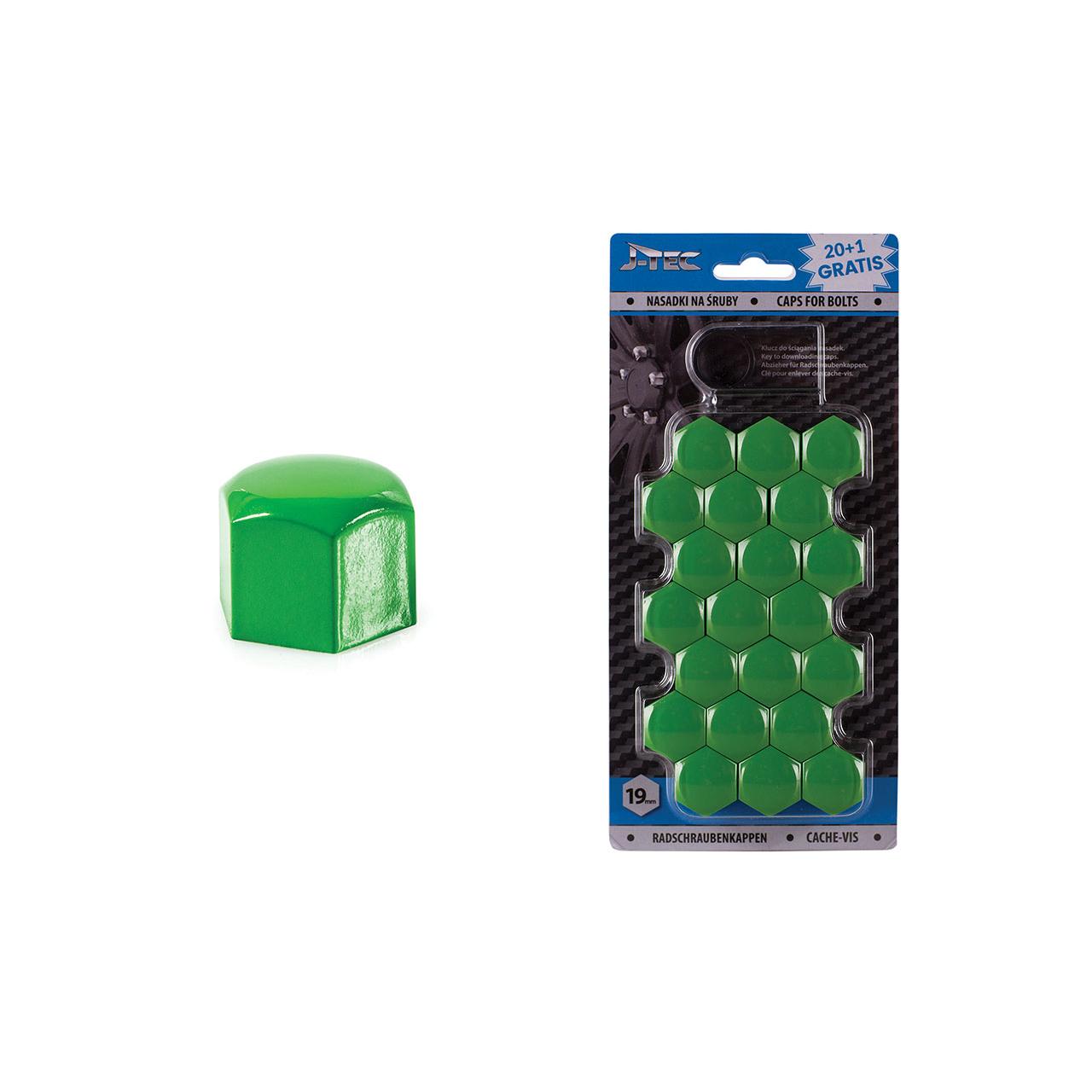 Set capace prezoane 19 mm, culoare Verde-0