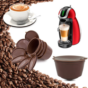 Set 5 capsule reutilizabile pentru Aparatele de Cafea Dolce Gusto (Espressoare Dolce Gusto)-0