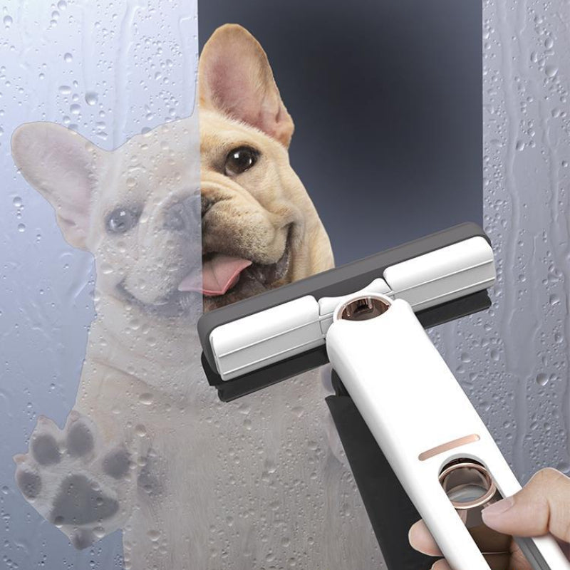 Mop mini portabil, sistem autostoarcere, pentru suprafete,geamuri,gresie si faianta.