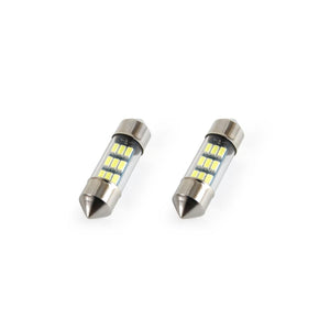 Set becuri auto cu LED sofit compatibil C5W 9 SMD 31mm Alb 12V, destinat competitiilor auto sau off-road-0