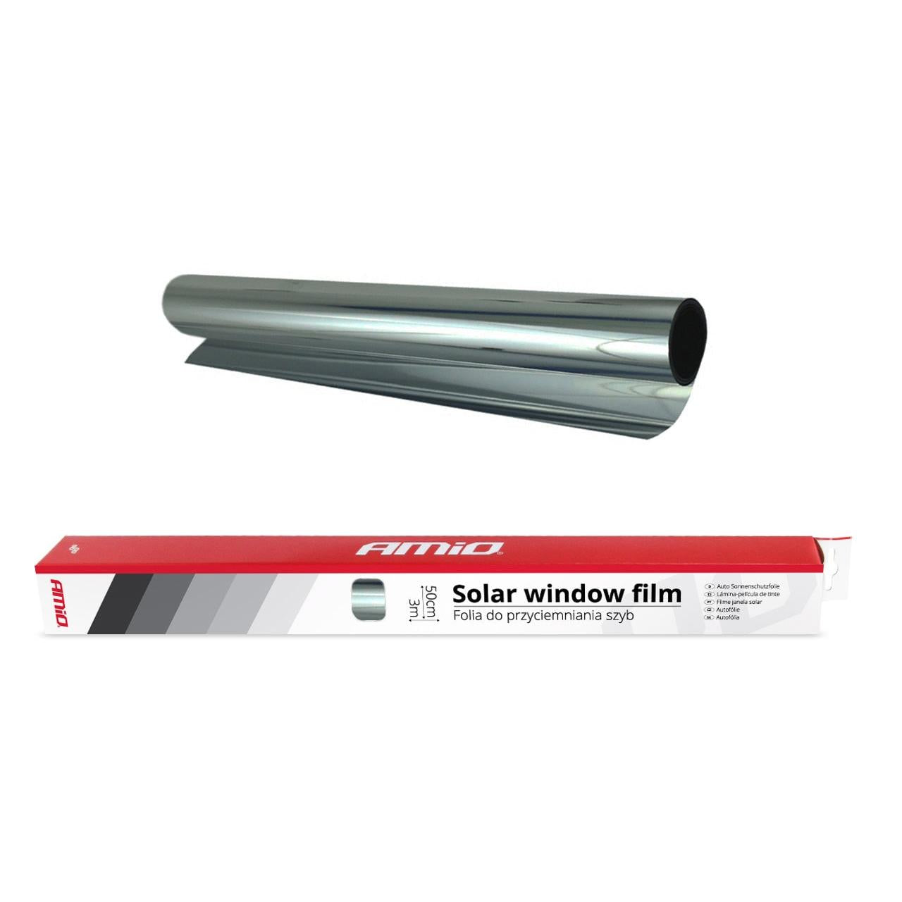 Folie tip oglinda pentru geamuri Silver 0.5x3m(15%)-2