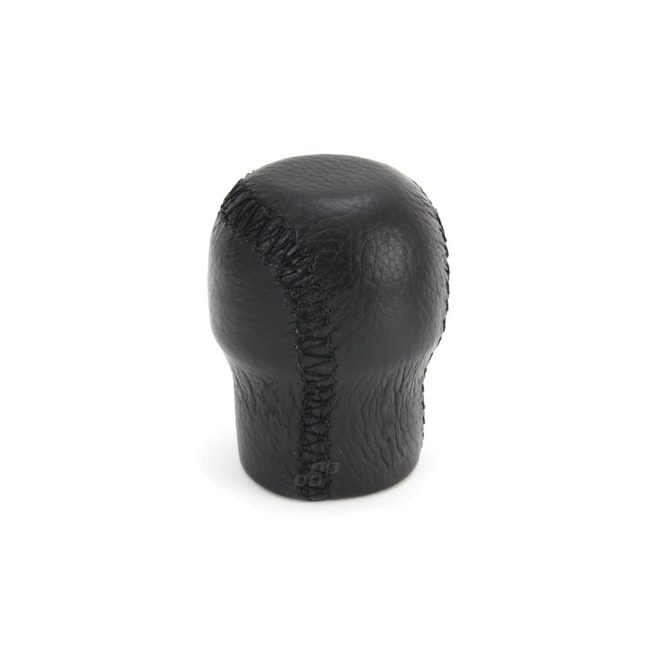 Nuca schimbator de viteza din piele neagra cu fir negru - 01757-0