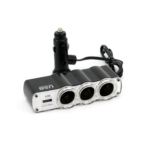 Splitter bricheta auto SOC4 3+1 USB-0