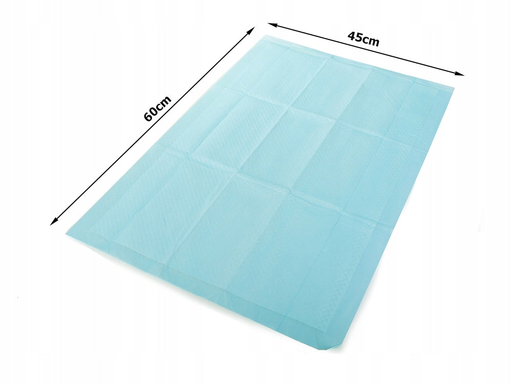 Set 100 Covorașe Absorbante Igienice pentru Animale marime 45x60cm
