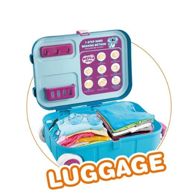 2 in 1, Valiza si mini bucatarie cu ustensile-1