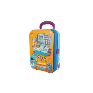 2 in 1, Valiza si mini bucatarie cu ustensile-0