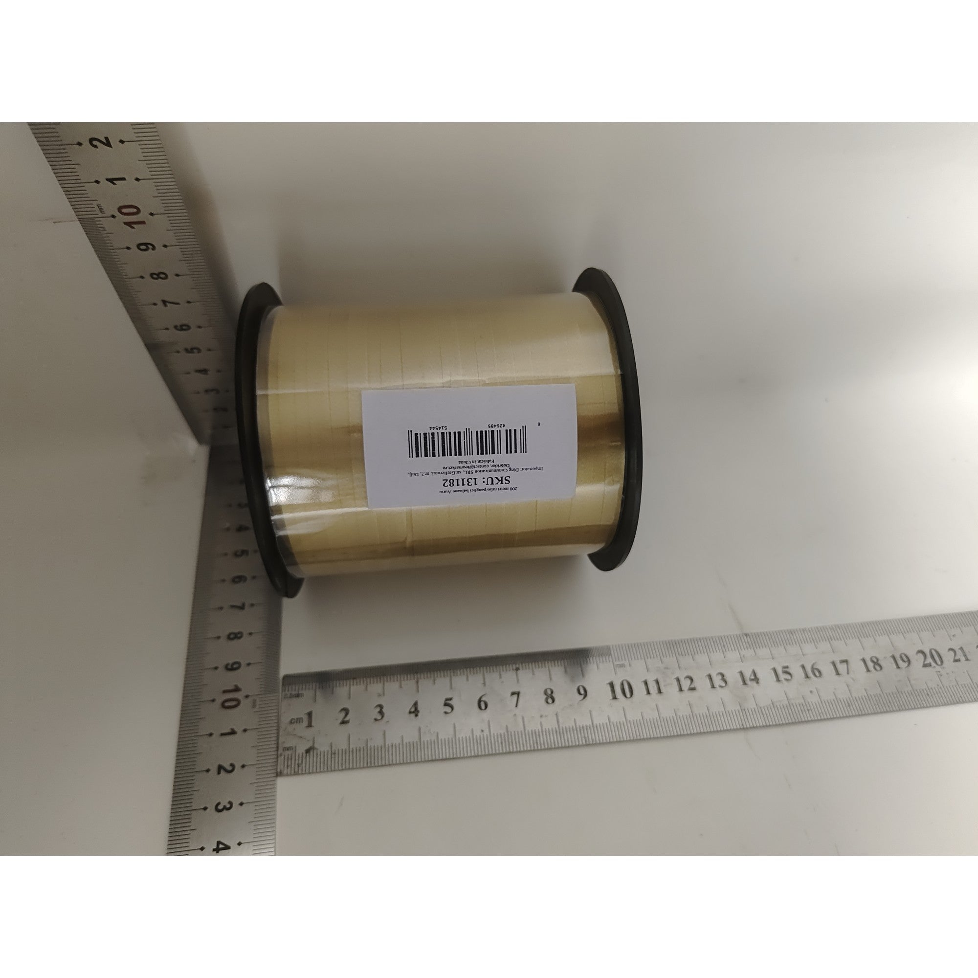 200 metri rafie/panglici baloane Auriu-1