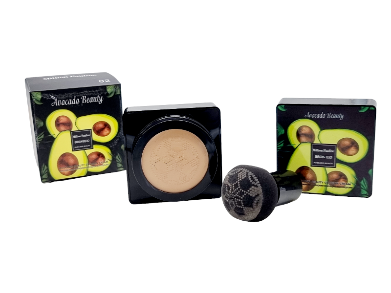 Fond de Ten,CC Crema cu Acoperire Naturala si Efect de Matifiere,AVOCADO-cu buretel