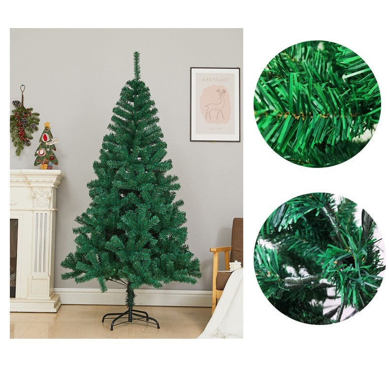 Brad de Craciun artificial cu suport inclus Flippy, 210 cm, 800 ramuri/varfuri, material plastic, suport clasic, fara iluminare, utilizat pentru interior/exterior, verde-2