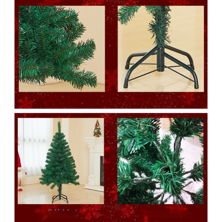 Brad de Craciun artificial cu suport inclus Flippy, 210 cm, 800 ramuri/varfuri, material plastic, suport clasic, fara iluminare, utilizat pentru interior/exterior, verde-5