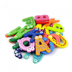 26 Magneti de Frigider pentru Copii, Flippy, Model Litere Amuzante, Multicolor-0