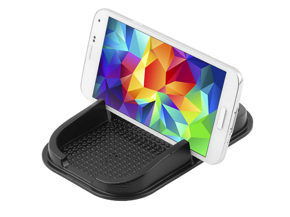 Suport telefon,chei pentru bord din silicon,negru