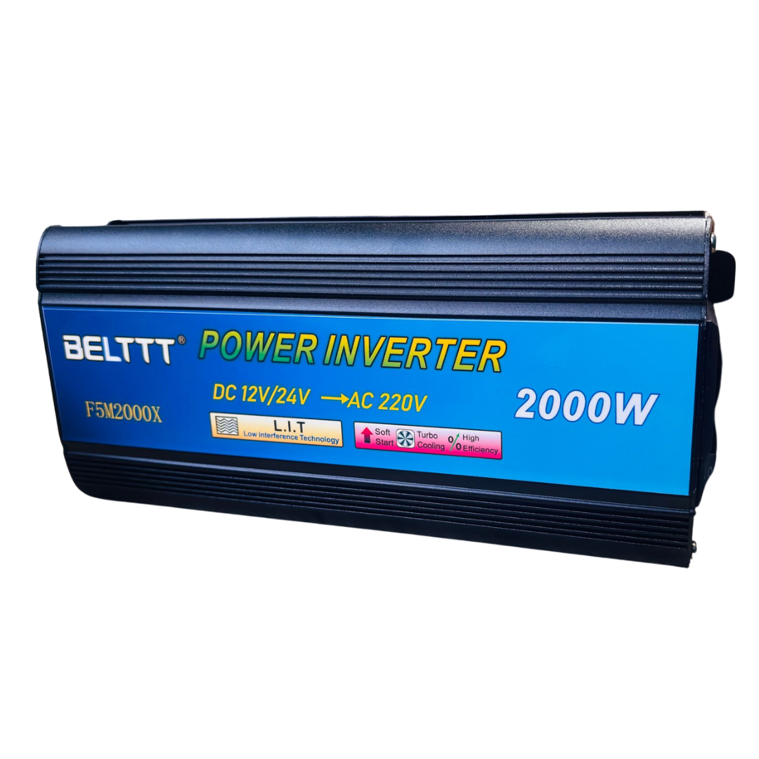 Invertor Solar 1000W, 12V DC - 230V AC, Beltt