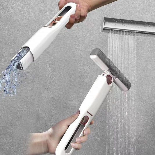Mop mini portabil, sistem autostoarcere, pentru suprafete,geamuri,gresie si faianta.