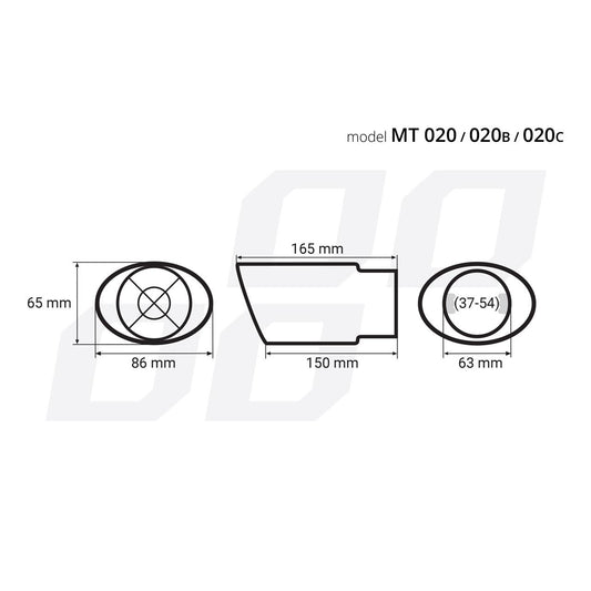 Ornament toba esapament din otel inoxidabil MT 020-1