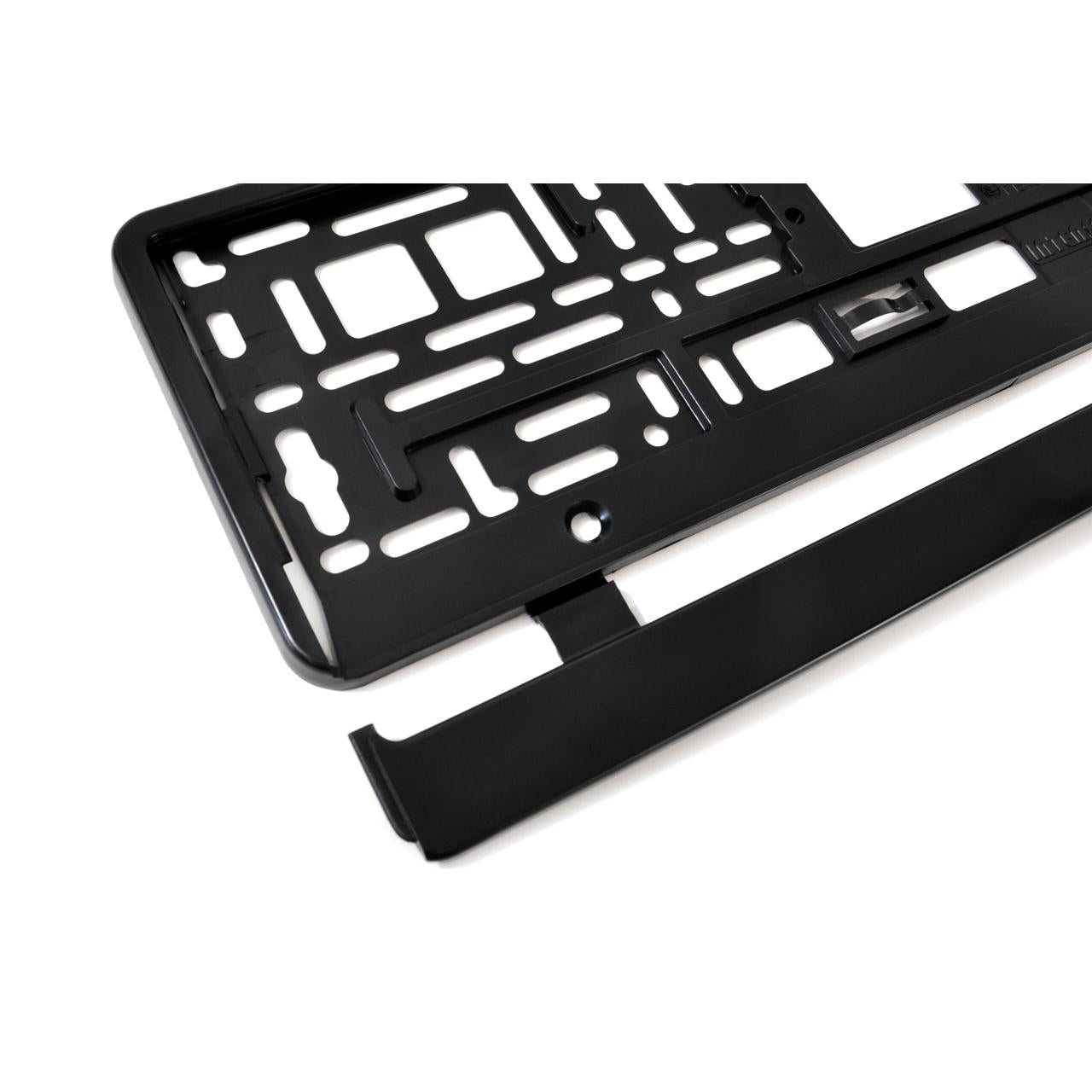 Suport numar inmatriculare negru 52.3 x 11cm-0