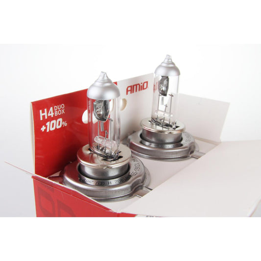 Set becuri cu halogen H4 12V 60 / 55W LumiTec SILVER + 100% DUO BOX-1