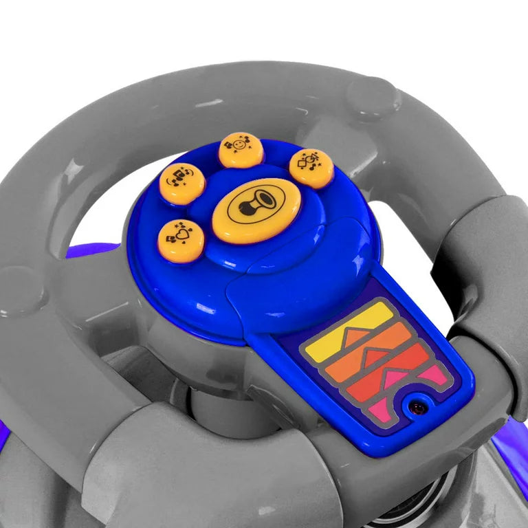 Mașinuță 3 în 1 Fantastică pentru Copii cu Mâner Detașabil