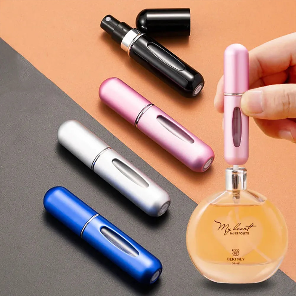 Set 4 mini sticle pentru parfum reincarcabila,capacitate 5ML
