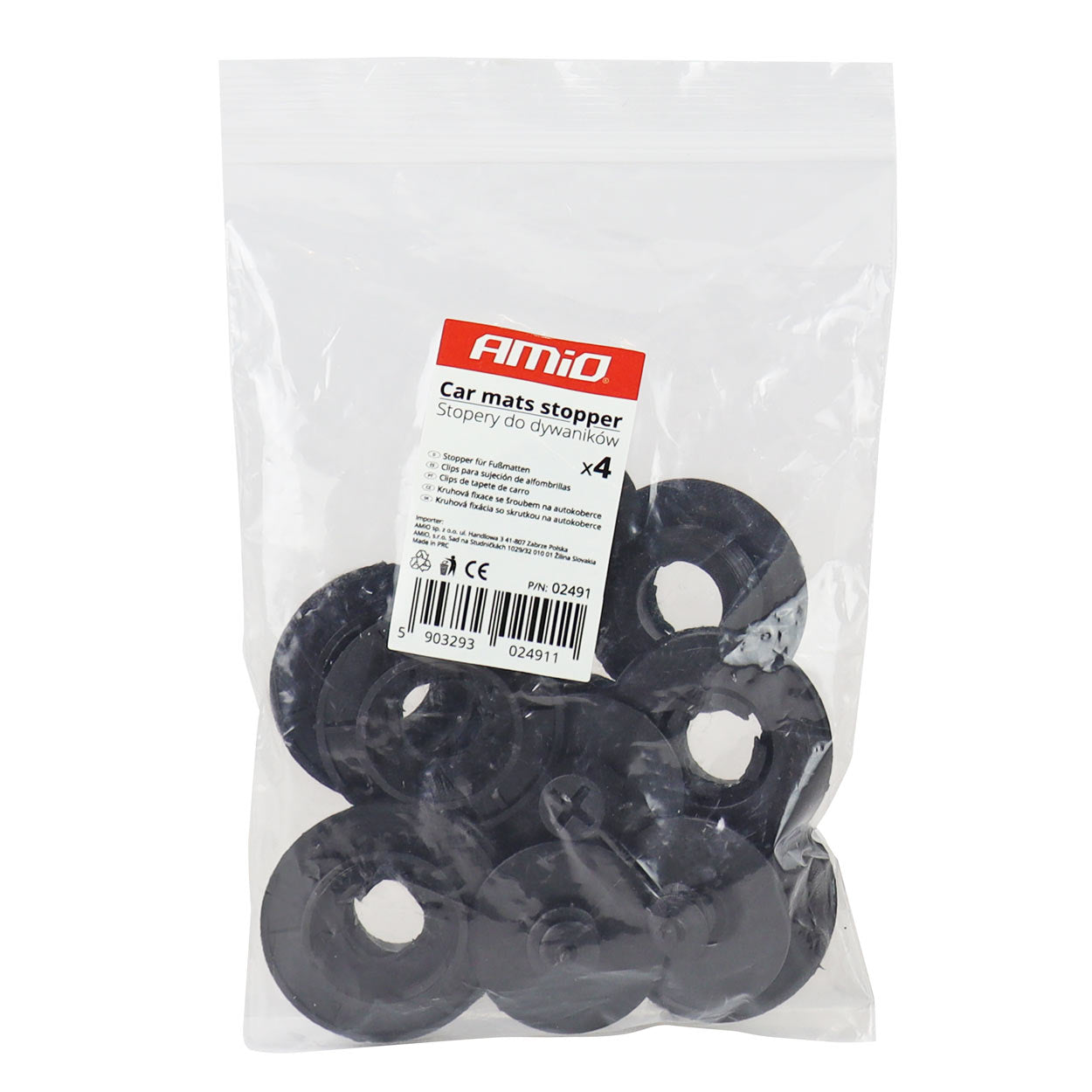 Set 4 bucati clipsuri pentru fixarea covoraselor auto in podea-4