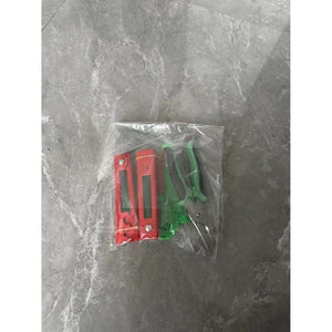 Set 4 Unelte de Gradina Flippy, pentru Plantare Prelucrare Sol si Ingrijire Plante, Material PVC carbon, Rosu Verde-0