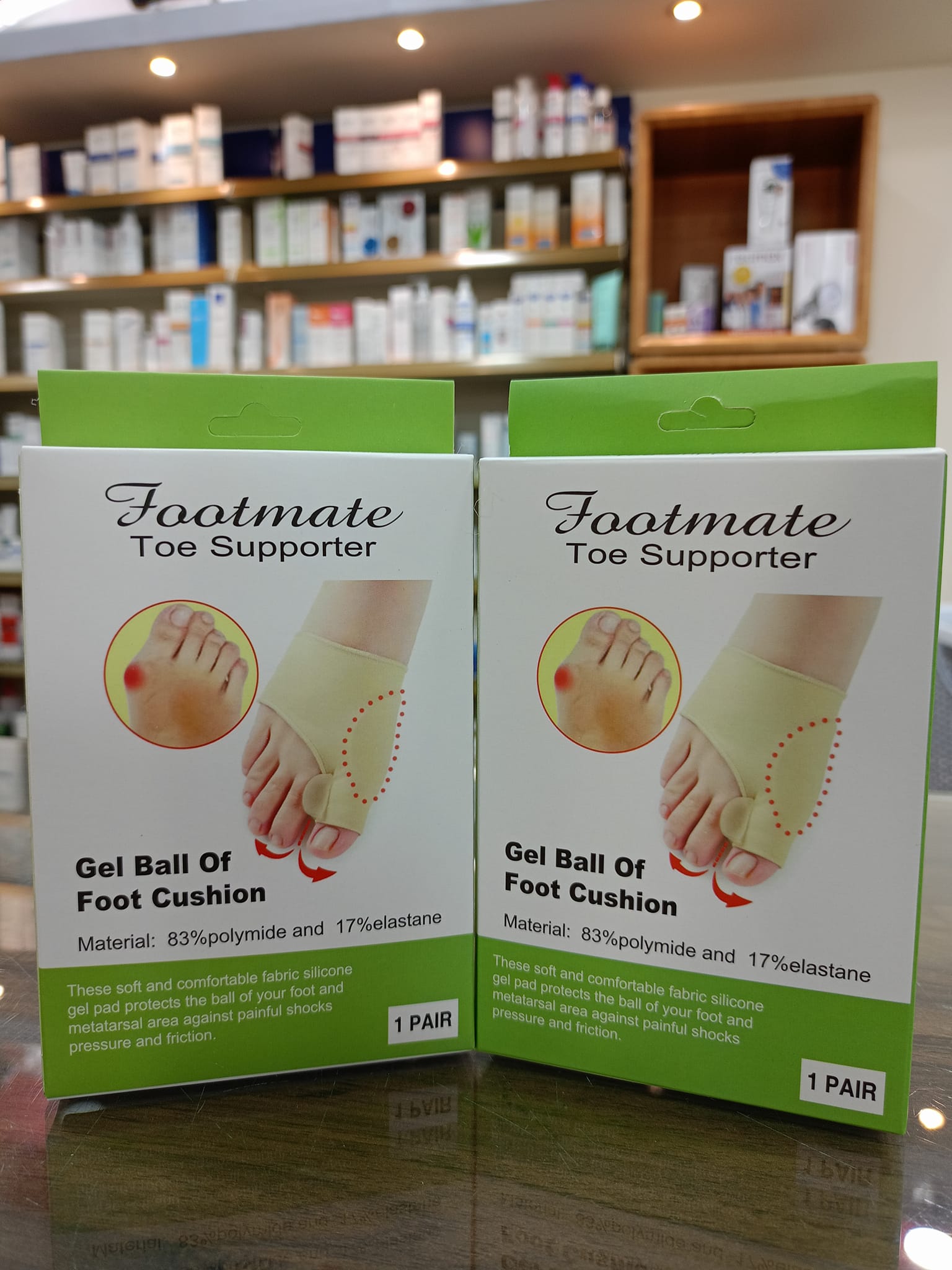 Set 2 bucăți Separator Deget Mare din Material Elastic, Orteza Ortopedică pentru Hallux Valgus cu Gel