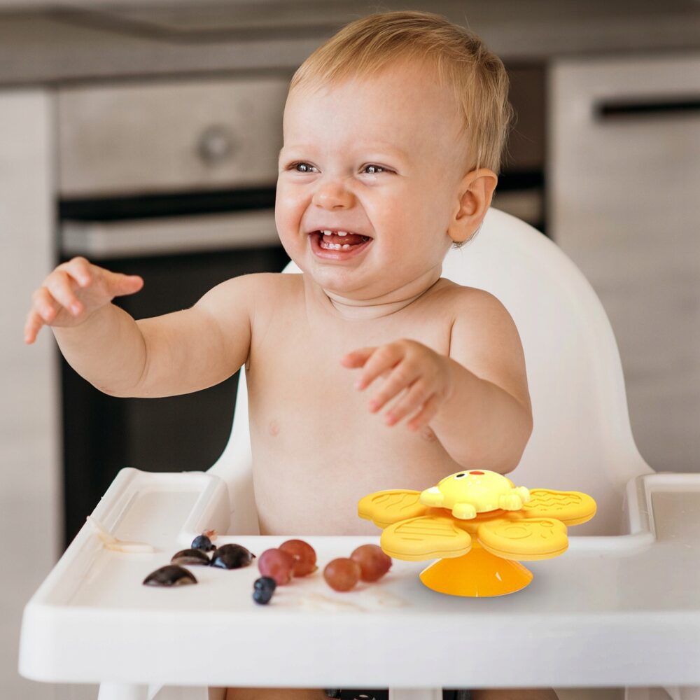 Set 3 jucarii interactive, model "FIDGET SPINNER J001" pentru copii sau bebelusi-3